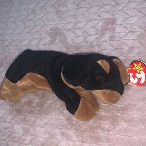 Doby the Doberman Dog TY Beanie Babies Collection DOB 10/9/1996